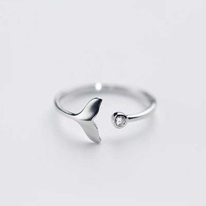 0207 Fishtail Ring Dames verstelbaar 11-15 Shenzhen sieradengolf zeemeermin hand