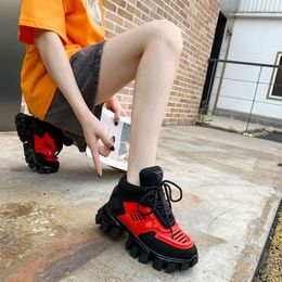 021 hombres y mujeres de encaje UPS cloudburst trueno zapatos casuales diseñador de lujo fondo grueso parte superior baja plataforma de malla al aire libre zapatos con suela de goma tamaño 35-46