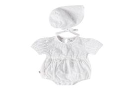 024M Mono de manga corta para niña nacida, mono blanco liso con estampado Floral para niñas pequeñas, monos 7285569