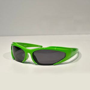 0253 Spike Shield Wrap Zonnebril voor vrouwen Men Green Green Gray Sprots Zonneglazen Sunnies Designers Zonnebril Zonnen Sonnen Sun Tinten UV400 Eyewear WTH Box