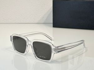 02Z Lunettes de soleil Crystal / Gris foncé Smoke Mens Femmes Femmes Sonnenbrille Sunnies Gafas de Sol Uv400 Eyewear avec boîte
