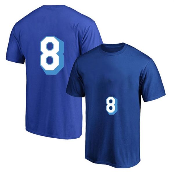 03 T-shirt de basket-ball Les fans commémorent la chemise KoNo 8be BNo 24ryant Chemises de créateurs en coton personnalisables et entières noires Pur333K