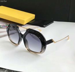 0316s Crystal Black Sunglasses Grey Shades Sonnenbrille Fashion Sunglasses For Women Gafas de Sol New With Box3919707