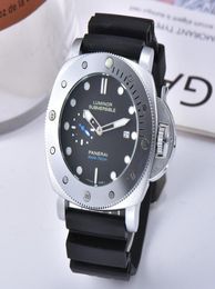 032 Panerai132TOP classique hommes d'affaires montre automatique montres mécaniques en caoutchouc hommes montre-bracelet étanche 48MM7261495