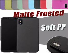 Funda de teléfono esmerilada mate ultrafina ultrafina de 03mm, cubierta de PP Flexible transparente con cobertura completa para iPhone 11 pro MAX X XS XR 8 7 6 6s8136389