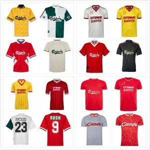 04 05 Jersey de football rétro Gerrard 1982 Fowler Dalglish 10 11 Chemises de football Torres 1989 Maillot 85 86 Kuyt 08 09 Suarez 1995 93 McManaman