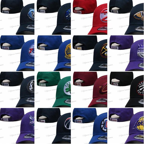 04 Toute Team Mix Color Fan's Basketball USA COLLEGE NEW YORK Baseball Hat ajusté Men Men Vintage Flat Sport Strapback Snapback Caps Letters Bone Chapeau