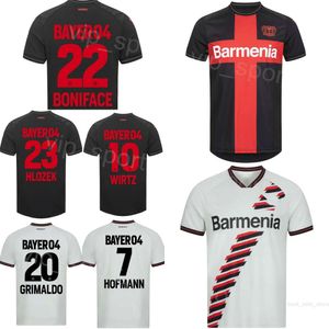 04 Bayer Leverkusen camisetas de fútbol 23/24 Club 22 BONIFACE 7 HOFMANN 20 GRIMALDO 4 TAH 30 FRIMPONG 25 PALACIOS 10 WIRTZ 23 HLOZEK 6 KOSSOUNOU TAPSOBA Kits de camiseta de fútbol