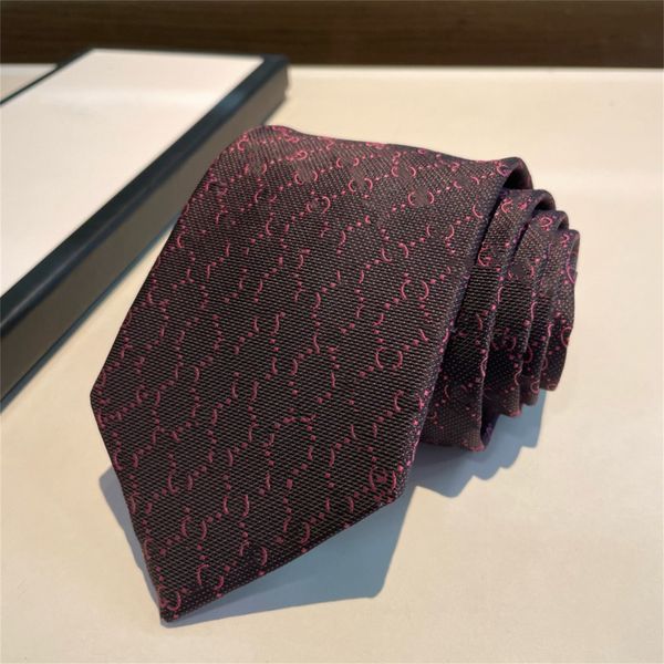 04 Designer Men lits High End Brand Silk Hand Broidered Busined Casual Neck Tie Gift High Quality Mens Gift