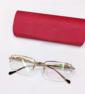 Topkwaliteit 3645644 Womens Brillen Frame Clear Lens Mannen Zonnebril Mode Stijl Beschermt Eyes UV400 met Case