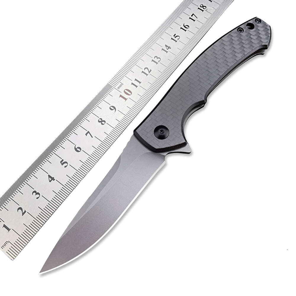 0450 alça de fibra de carbono Camping Outdoor EDC Pocket Knife sobrevivência da faca dobrável tática