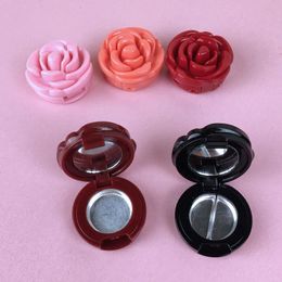 05-07G Beauty Rose Flower Design Lege Makeup Case, Lip Gloss Lipstick Balm Cream Diy Palette oogschaduw Blush Holder Case met aluminu Iphh