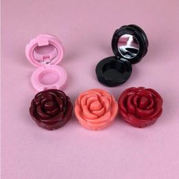 05-07G ROSE Bloemvorm Cosmetische containers Oogschaduwcrème Lipstick Nail Art Jar Container Pot Case Holder flessen met aluminium P iwtt