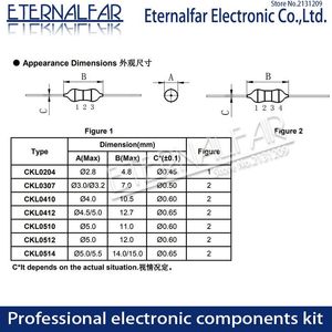 0510 1W 4,7MH 4700UH 4.7MH 4700 UH 472K Code fixe axial Inductances annexes DIP Radios d'inductance TV Induction électromagnétique