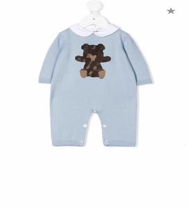 0520 AUTOMNE NOUVEAU PULATION À TROIS COLORNE Little Brun Brown Bear Jumpsuit Couverture5638387