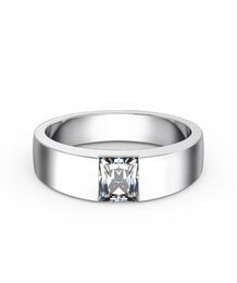 05ct Princess Cut Diamond Engagement Solitaire voor haar solide platina 950 Ring Huwelijksjuwelen8523371