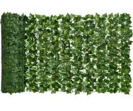 05x3m Hiedra artificial Cerca de privacidad Pantalla de setos y decoración de hojas de vid de imitación para decoración al aire libre Jardín Flores decorativas Wrea4681356