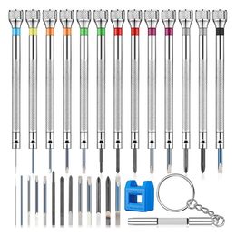 0620mmprécision Tournevis à haute dureté en acier Micro Cross Kit pour Home Watch Eyeglass Bielry Repair Tool 240407