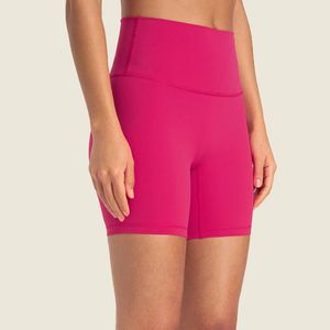 067B-hoge stijging shorts Elastische strakke yoga shorts naakt sense sport short no t-line dames slanke fit trainingsbroek