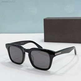 0751 Gafas de sol de humo negro brillante para hombres Gafas Dax Gafas de sol Diseñadores UV400 Gafas con cajaZDI7