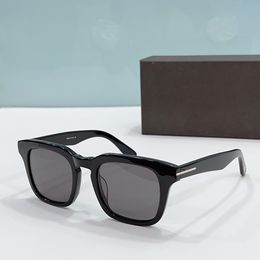 0751 Gafas de sol de humo negro brillante para hombres Gafas Dax Gafas de Sol Diseñadores Gafas de sol UV400 Eyewear con caja