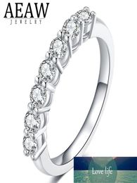 07CTW 3 mm DF Ronde Cut EngagementWedding Moissanite Lab Gegroeide diamanten bandring Sterling Silver voor damesfabrieksexpert D2587276