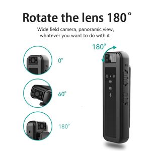 07HD1080P visión nocturna mini cámara DV movimiento invisible portátil al aire libre pequeño cuerpo humano video grabadora de aplicación de la ley 231226