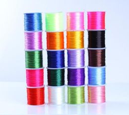 07 mm 50mroll Crystal Elastic Perk Cords Fitre pour les bijoux de bricolage Faisant des doigts 7516890