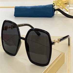 0890 Nieuwe mode zonnebrillen met UV -bescherming voor mannen en vrouwen Vintage Square frame Populaire topkwaliteit met Case Classic 0890s zonnebril 282Y