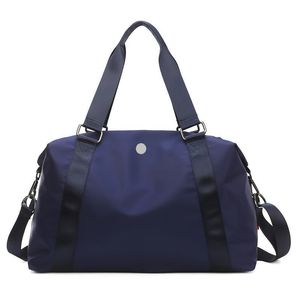 0895 LL Bolsas de gimnasio deportivas de nailon impermeables para exteriores para hombre y mujer, bolso de viaje para entrenamiento, esterilla de Yoga, bolsa deportiva con compartimento para zapatos