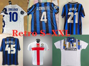 09 10 Milito J.Zanetti Retro voetbalshirts 95 96 97 98 99 Djorkaeff Sneijder Classic MAGLIA 02 03 10 11 07 08 09 Zamorano InTERS Ibrahimovic Vintage voetbalshirt