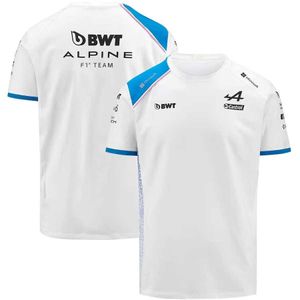 0axj 2023, camisetas de moda para hombre de Fórmula Uno, equipo de carreras de F1, camisa de manga corta alpina de verano para Alonso, deportes informales grandes de secado rápido