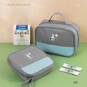 0coe EHBO -levering Home Familie First Aid Kit Tas Grote capaciteit Medicijn Organisator Box Opbergzak Travel Survival Emergency Lege Portable D240419