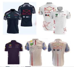 0ga0 2024 Nouveau Fans de l'équipe de course F1 F1 Shirts Polo Men de chemise de chemise à manches courtes pour les enfants de taille personnalisée 100cm-6xl