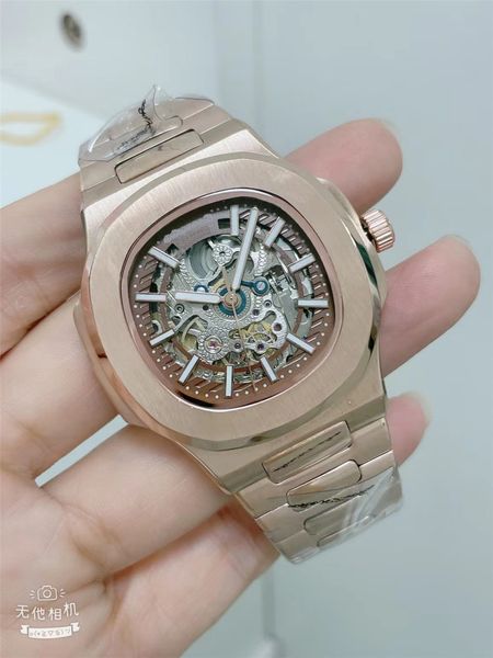 0NJQ 0NJQ mens designer de montres montres mécaniques de haute qualité 40mm Nautilus Boutique Steel Strap Designer montres pour hommes Gros Montre cadeau baida018