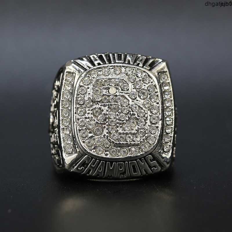 0v5t Designer Anello commemorativo Anelli Ncaa 2004 Usc University of Southern California Championship Ring University Ring Ptfv Jawf