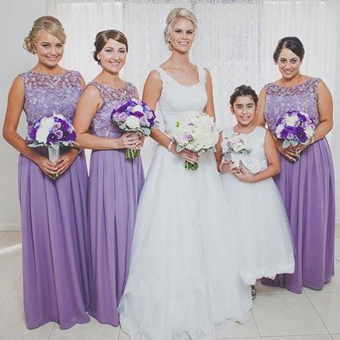 Grosshandel Lila Vintage Lace Brautjungfer Kleider 2016 Bateau Sleeveless Bodenlangen Formalen Anlass Abendkleider Hochzeit Gast Trauzeugin Kleider Von Bridalworld 63 76 Auf De Dhgate Com Dhgate