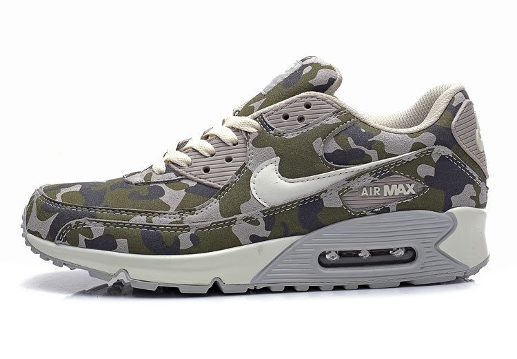 Nike Air Max 90 hombres en zapatos militares, zapatos al aire libre estrenar