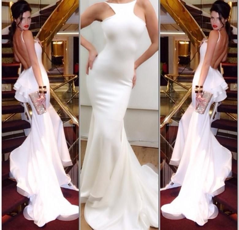 michael costello white dress
