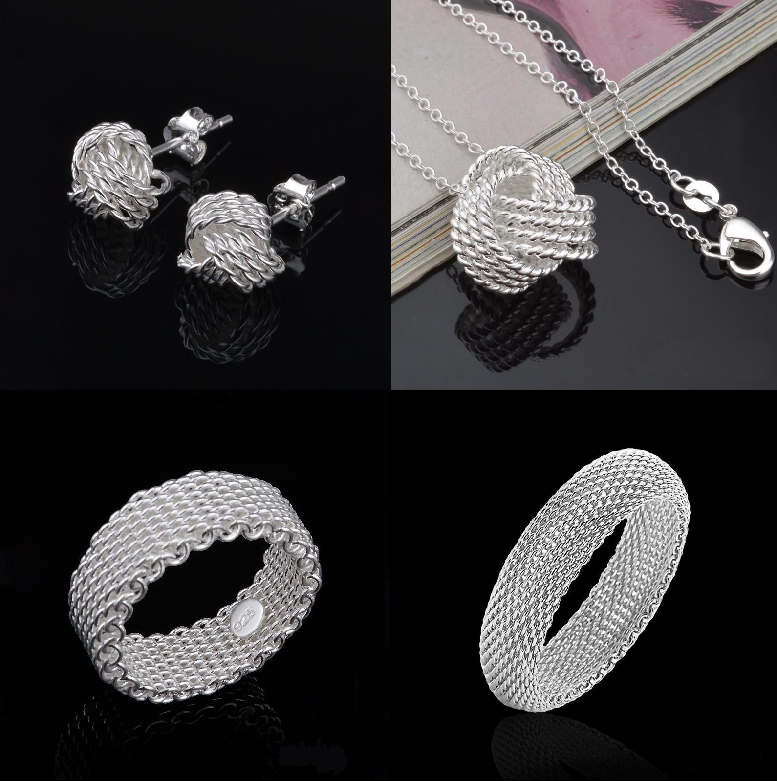 silver jewlery sets