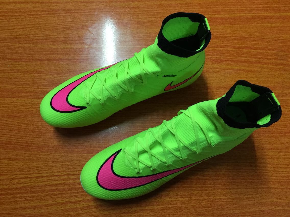 Nike Mercurial Superfly FG Volt / Hyper Rosa / Negro Amarillo Fluorescente  Zapatos De Fútbol Para Hombre Los Hombres Del Tamaño 39 45 Botas De Fútbol  Por Factory_store03, 86,16 € | Es.Dhgate.Com