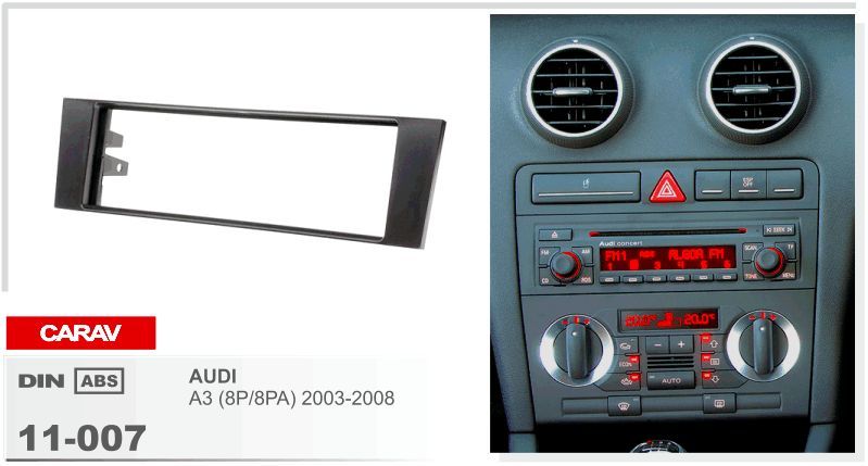 CARAV 11 007 Car Stereo Radio Fascia 