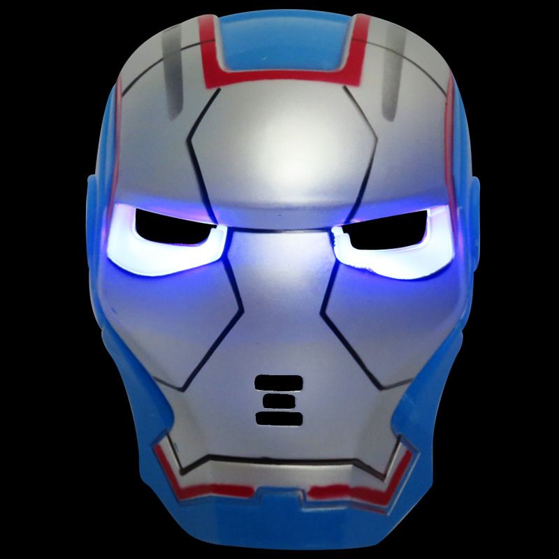 Maschera per bambini con luce LED Ironman 