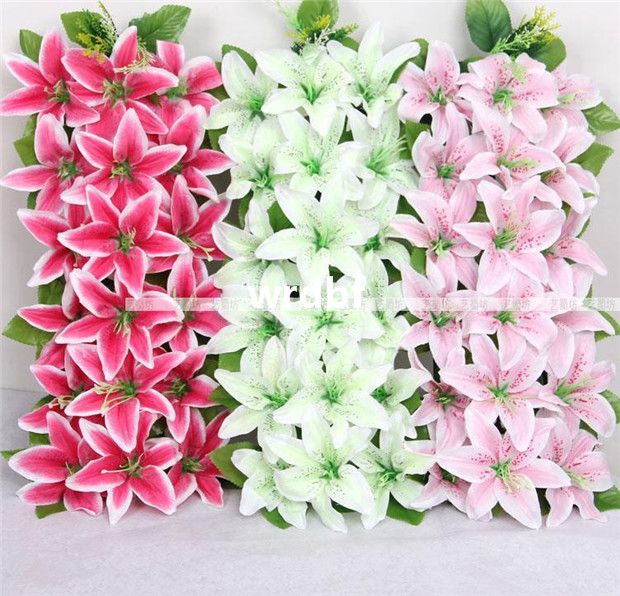 artificial lily flower arrangements