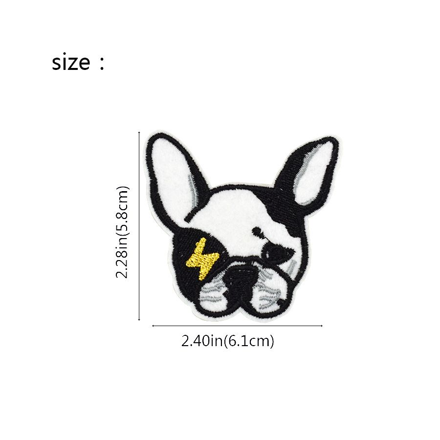 Cool Embroidery Patches 2 Pcs Cute Dog Patches Sew On Applique Patch Iron On Patches