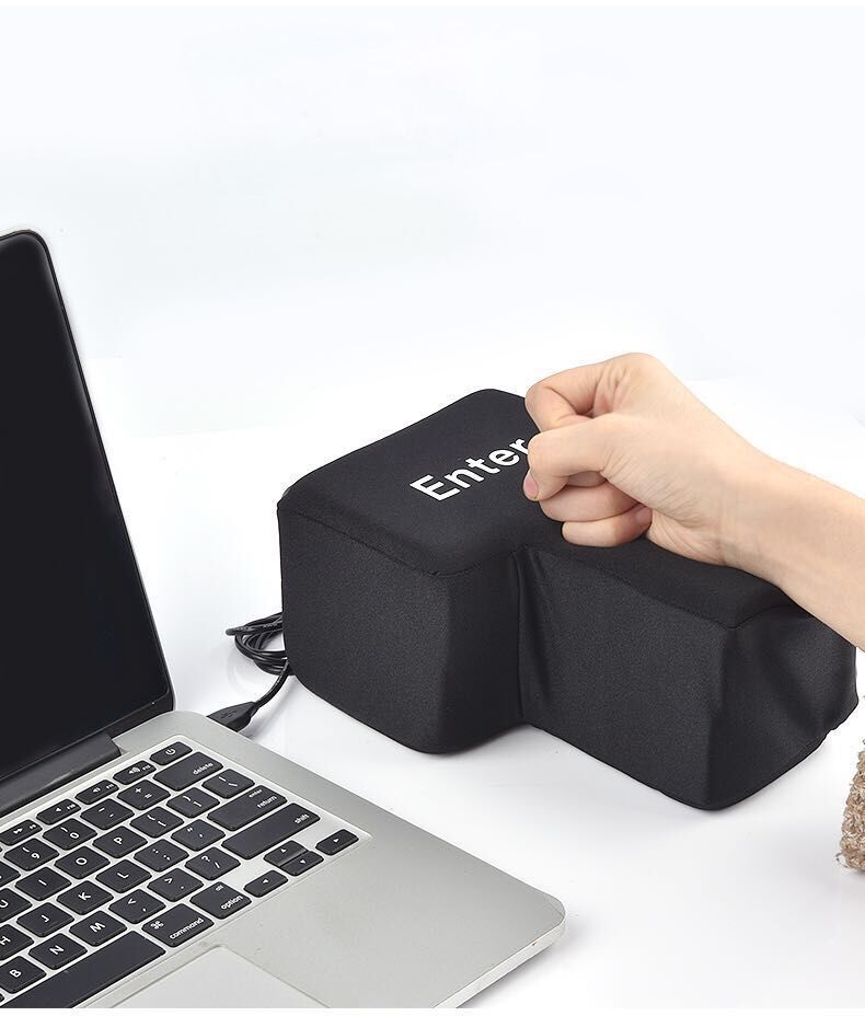 enter button stress reliever