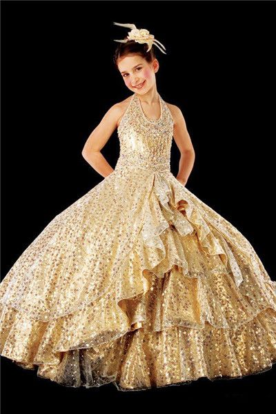 gold dresses for teens