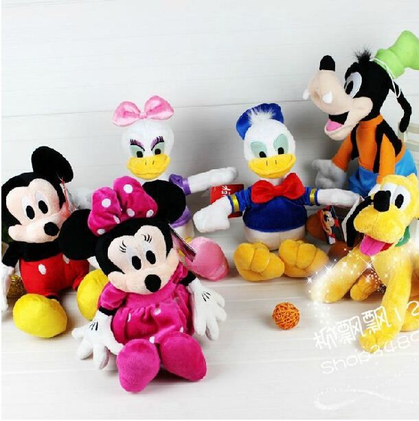 mickey and minnie mouse donald duck and daisy goofy dog pluto dog 6pcs set film tv spielzeug