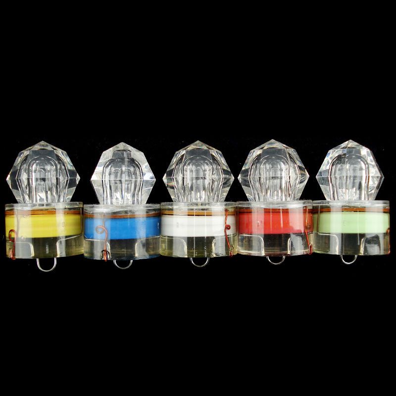 2020 Diamond LED Fishing Lights Deep Drop Swordfish Squid Bait Strobe