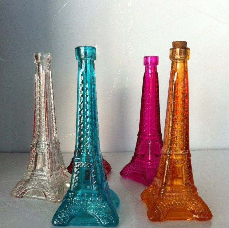 350ML Romantic Eiffel Tower Glass Bottle Perfume Glass Scent Bottle